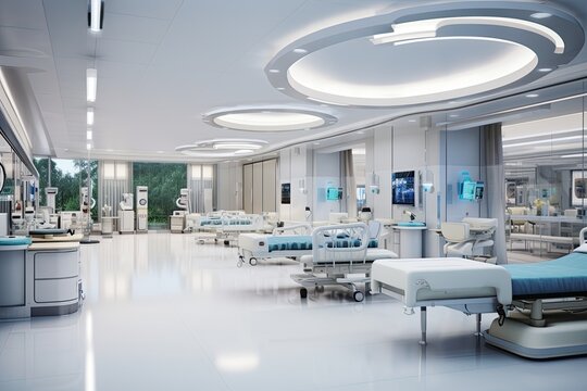 state-of-the-art hospital with modern facilities