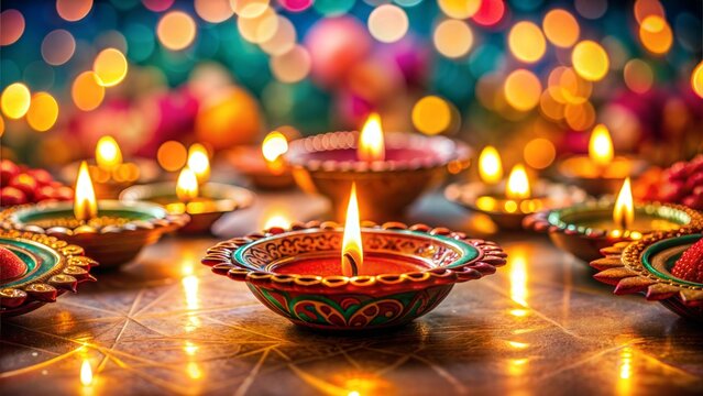 Diwali festive decoration high quality background wallpaper