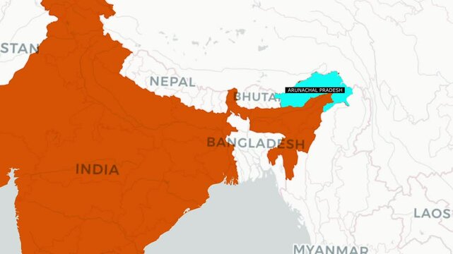 Map of Arunachal Pradesh Gateway to the Himalayas.Arunachal Pradesh map