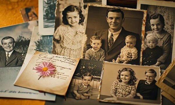 A Collection of Vintage Family Photographs