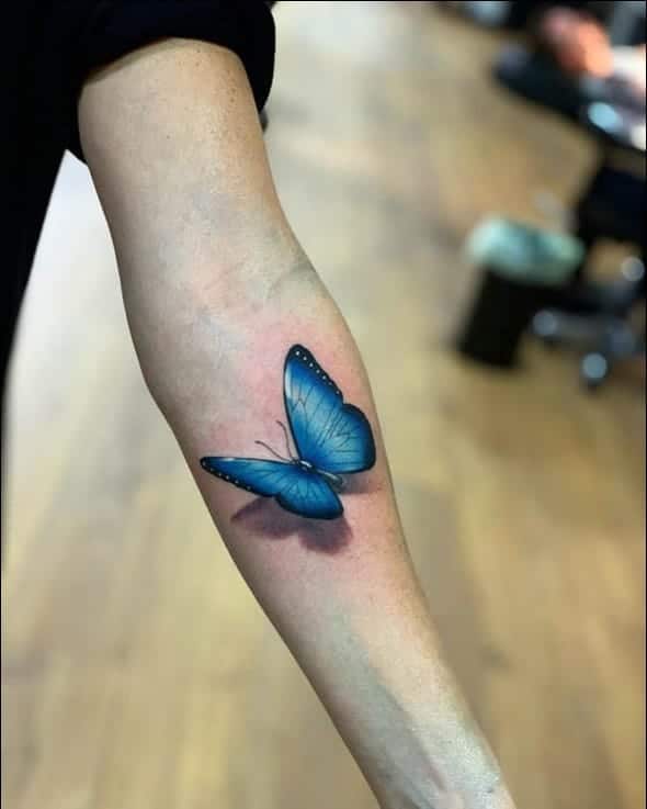 3d butterfly tattoos