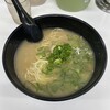 長浜ラーメン力 - 料理写真:ラーメンやきめしセットのラーメン@1100