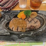 炭焼きレストランさわやか - げんこつハンバーグ