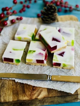 Christmas Jewelled Jelly Slice