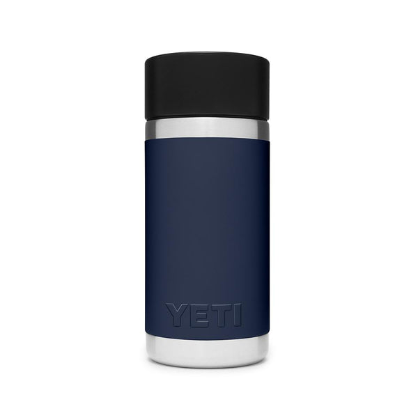 Termo Yeti 12 oz Rambler Bottle con Tapa HotShot Cap - Navy