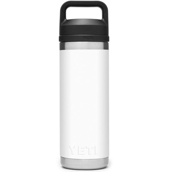 Termo Yeti 18 oz Rambler Bottle con tapa Chug Cap - White