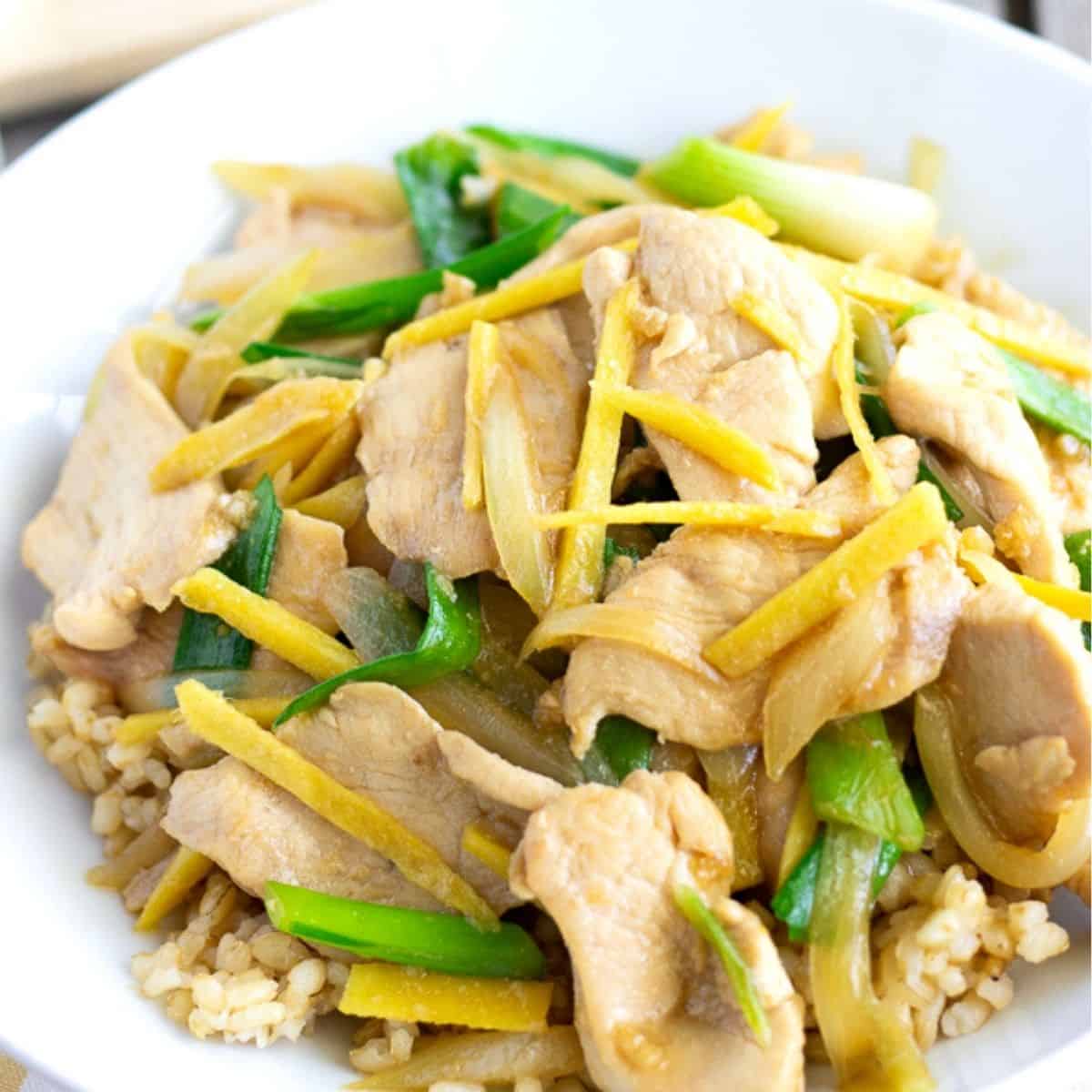 Thai Ginger Chicken (Gai Pad Khing)