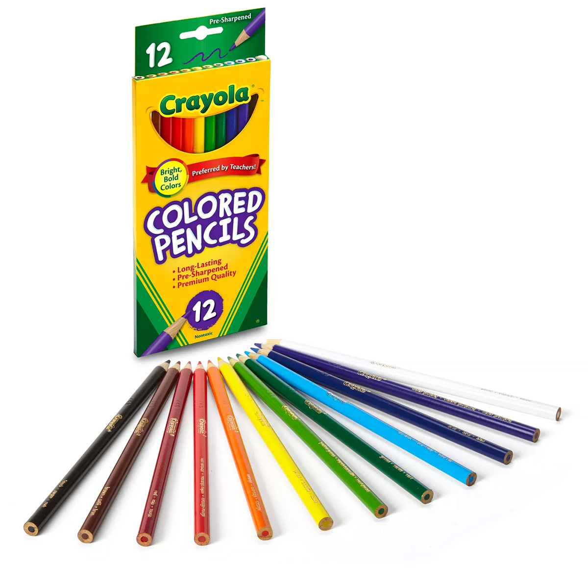 Black Colored Pencils Crayola : Crayola Colored Pencil Color Chart ...