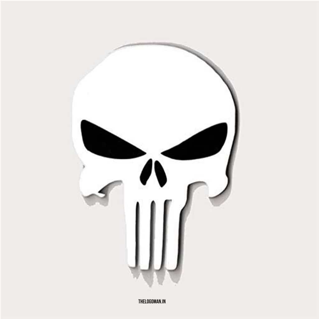 The Punisher 3D Car/Bike Sticker – The Logo Man