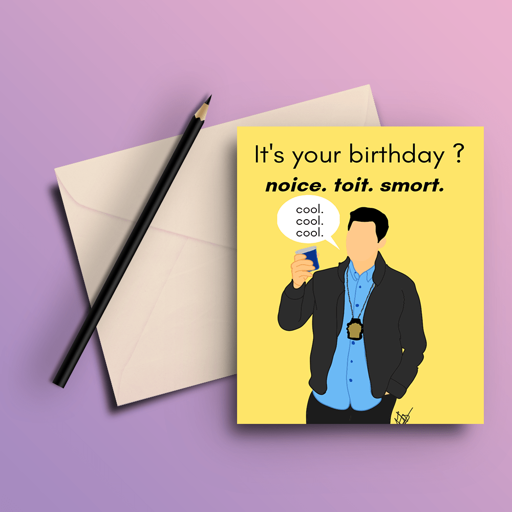 BUY Quirky Jake Quote - Brooklyn 99 GREETING Card - THE PEPPY STORE ...