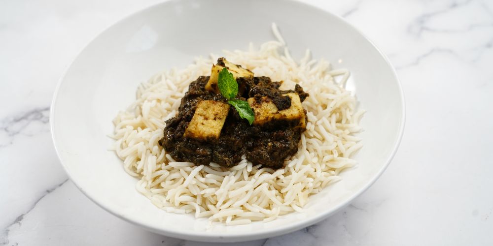 Palak Paneer Rice