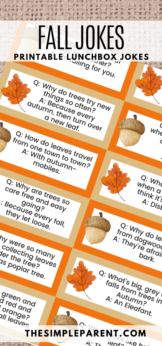 Fall Jokes for Kids (with Free Printable Jokes!)