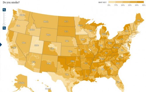 Map of U.S. Well-Being Indicators - Sociological Images