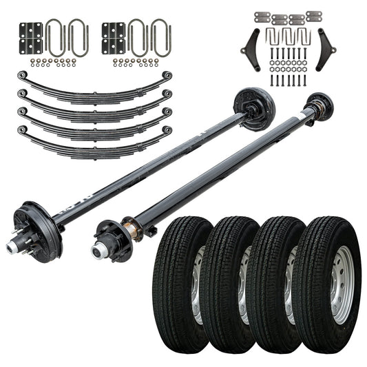 6000 lb Tandem Axle LD TK Trailer kit - 12K Capacity (Original Series) - The Trailer Parts Outlet