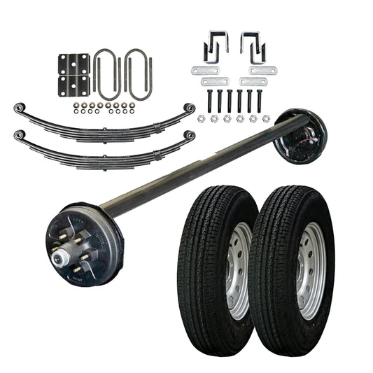 6000 lb Single Axle TK Trailer kit - 6k Capacity (Drop Original Series) - The Trailer Parts Outlet