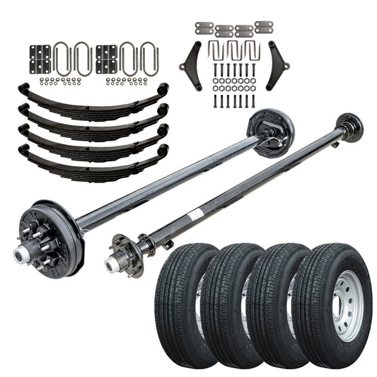 7000 lb Light Duty Tandem Axle TK Trailer kit - 14K Capacity (Original Series) - The Trailer Parts Outlet