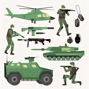 Illustration, a soldier, soldier, army, 