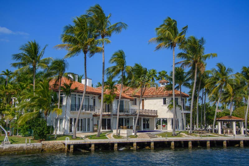 Canals of Fort Lauderdale in Florida Stock Photo - Image of ...