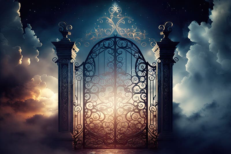 The Gate To Heaven, Surrounded by a Dazzling Light and the Sound of ...