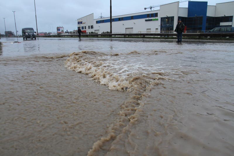 Large Flood Happens of the Newly Built Ring Road - South because of the ...