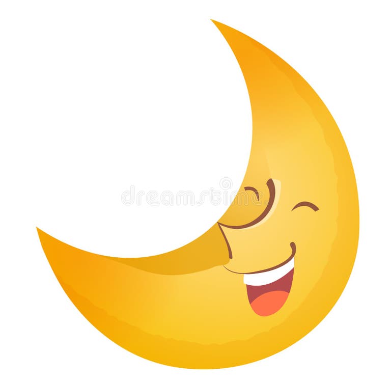 Face Half Moon Stock Illustrations – 673 Face Half Moon Stock ...