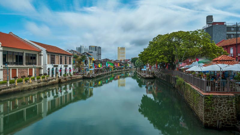 Malacca Straits at the Heart of Banda Hilir, Malacca Stock Video ...