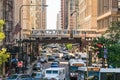 Traffic in downtown Chicago