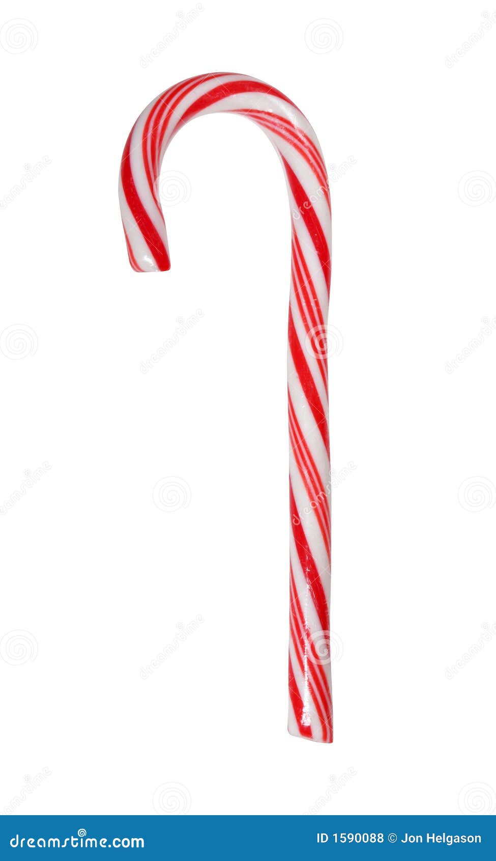 Big Candy Cane Isolated with Path Stock Photo - Image of background ...