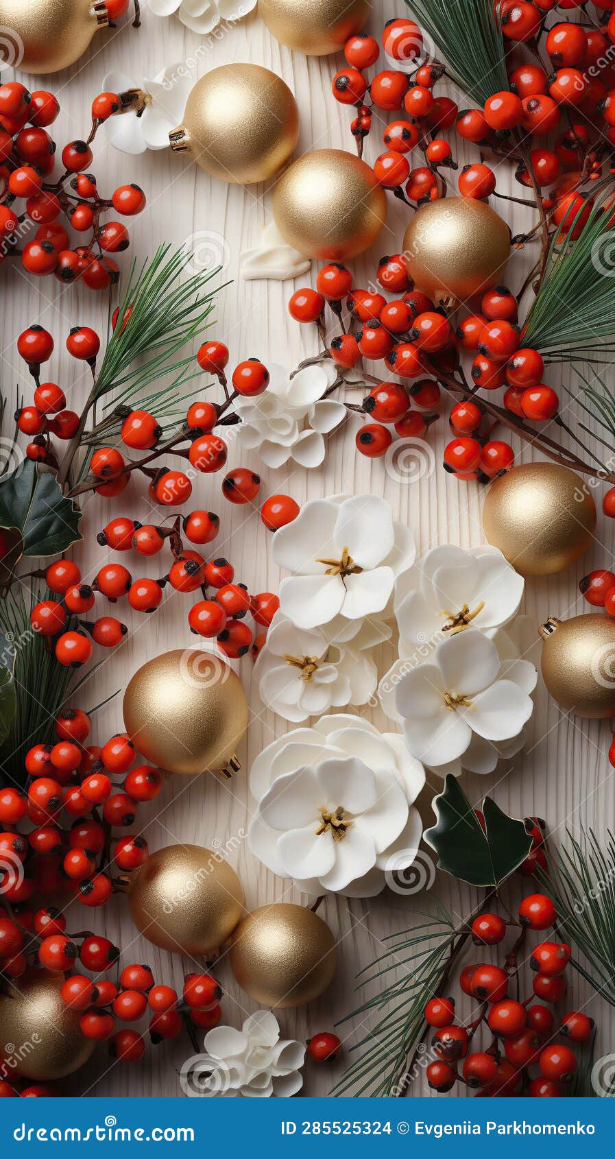 Capture Spirit of Season Enchanting Christmas Background Adorned with ...