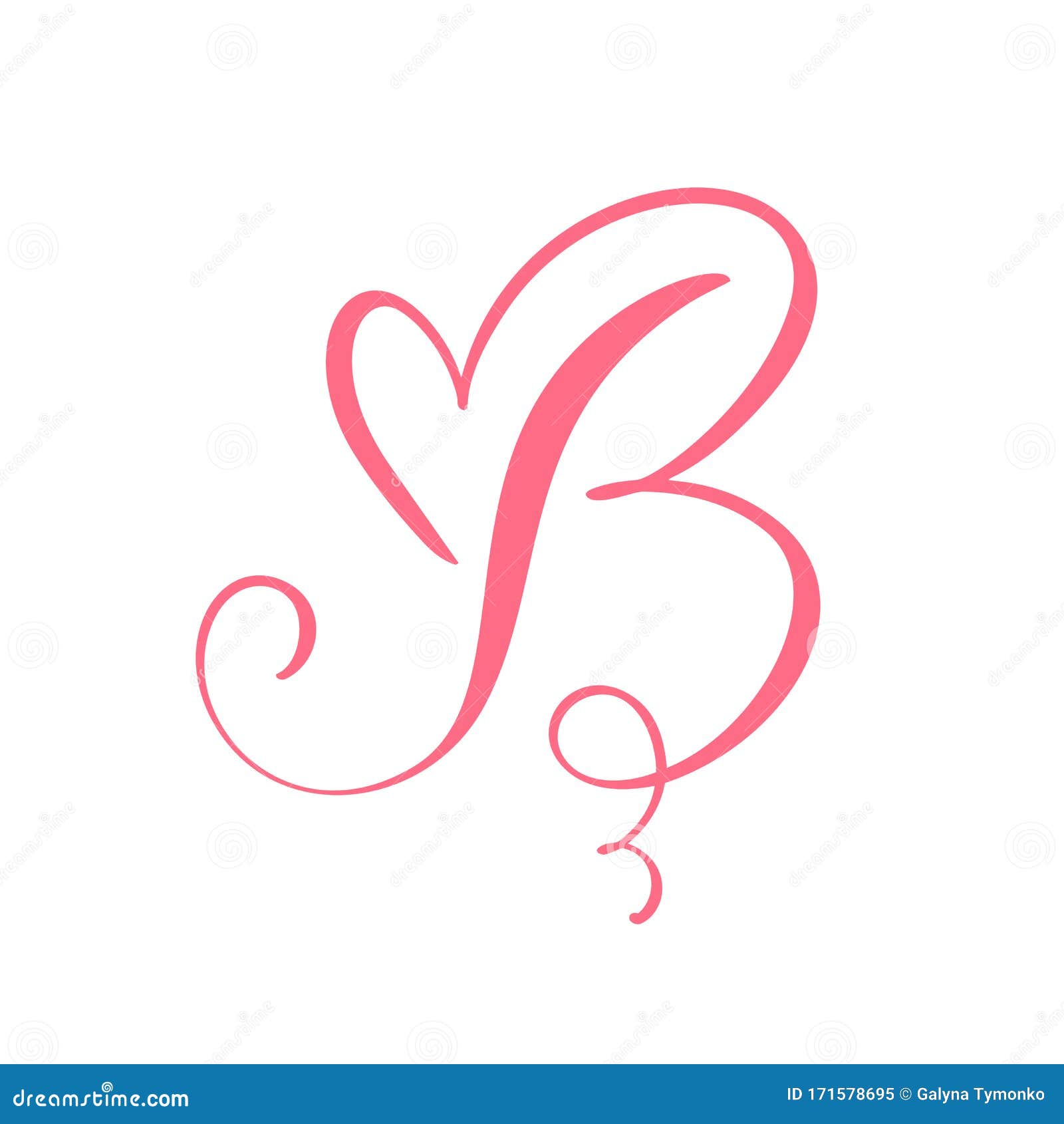 Letter B Monogram SVG