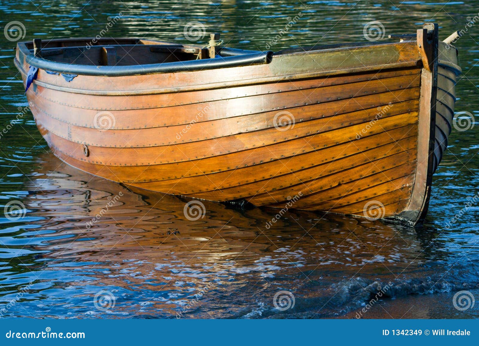 Wooden Rowing Boat Royalty Free Stock Images - Image: 1342349