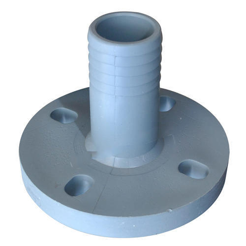 Flange End Nipple - New, Plastic Material, Size 1 x 3/4 - 4 x 4 Inch, Round Shape, Blue Color | Ideal for Chemical Fertilizer Applications