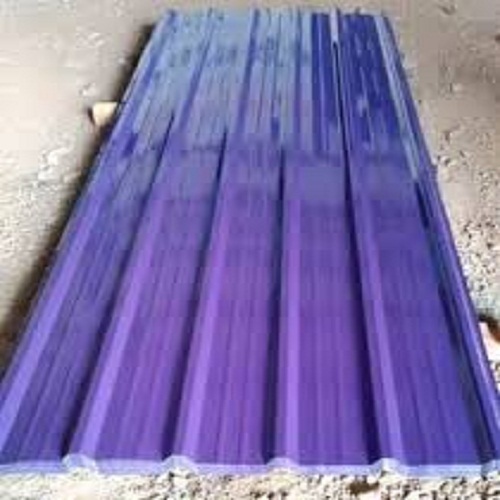 Steel 840 Mm Purple Corrugated Galvanized Iron Sheet For Roofing, Thickness Of Sheet 1-5 Mm