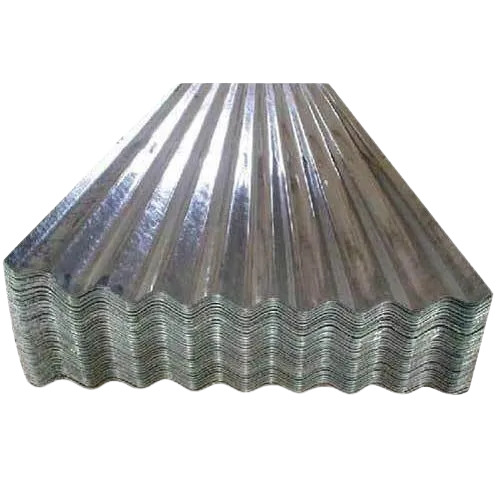 2 Mm Thick Heat Reflective Rectangular Corrugated Galvanized Iron Sheet Length: 8 Foot (ft)