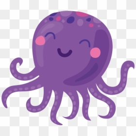 Octopus Cartoon Icon - Cute Octopus Cartoon Png, Transparent Png, png ...