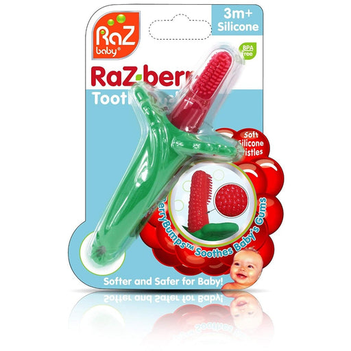 RaZbaby RaZberry Toothbrush - Red-Teethers-RaZbaby-Toycra