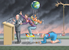 Cartoon: SCHOLZ NEUJAHRSANSPRACHE (small) by marian kamensky tagged scholz,neujahrsansprache,musk,trump,afd,faschismus