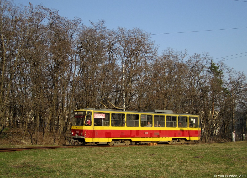 Курск, Tatra T6B5SU № 038