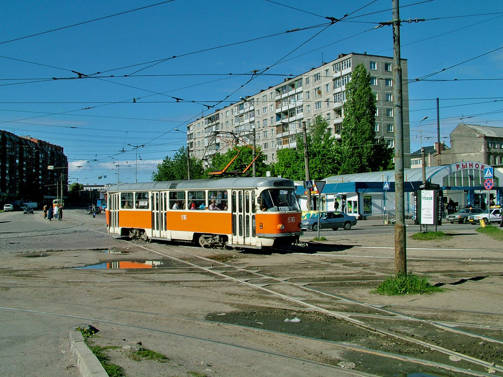 Калининград, Tatra T4D № 516