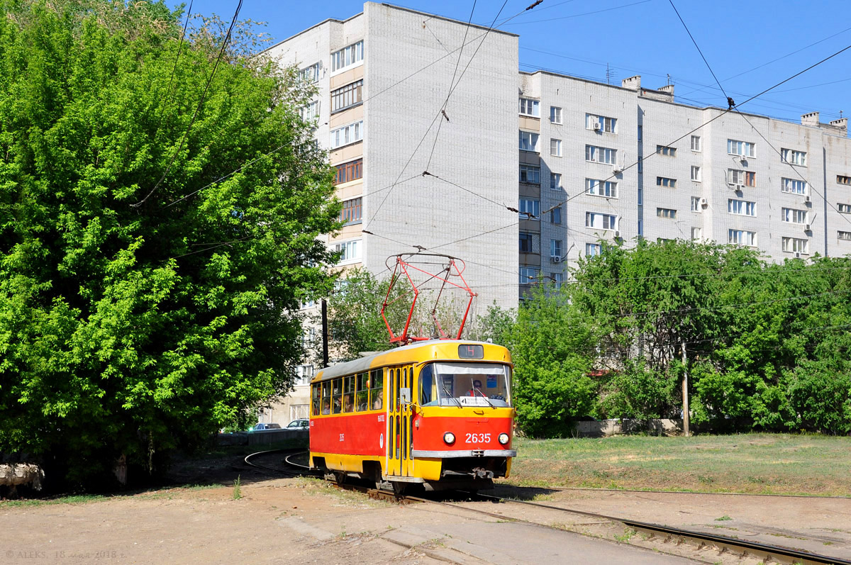 Волгоград, Tatra T3SU (двухдверная) № 2635