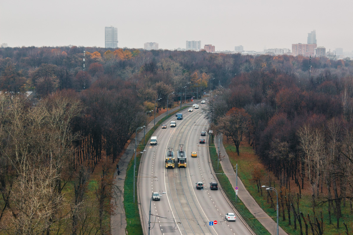 Москва — Виды с высоты; Москва — Трамвайные линии: ВАО; Москва — Троллейбусные линии: ВАО