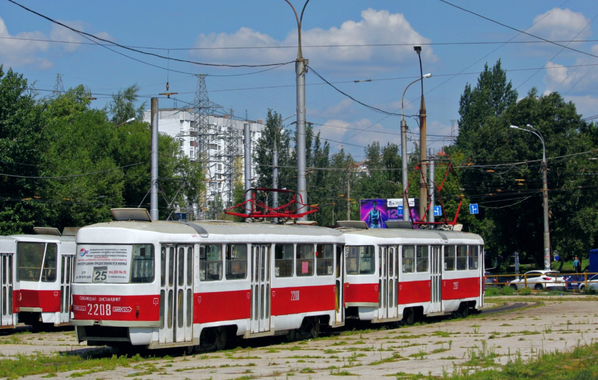 Самара, Tatra T3SU № 2208; Самара — Конечные станции и кольца (трамвай)