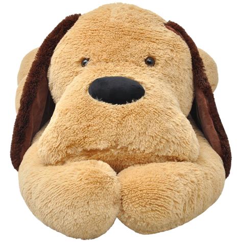 Dog Cuddly Toy Plush Brown 160 Cm