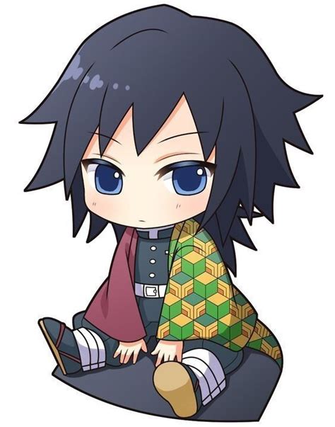 Giyu Tomioka Chibi🌊 Chibi Anime Dibujos Bonitos Personajes Chibi