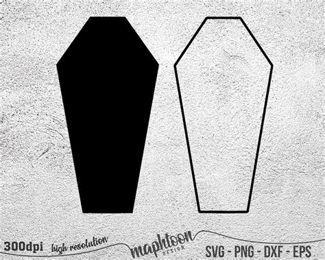 Coffin SVG Files Halloween Coffin SVG Coffin Cut Files Coffin Casket