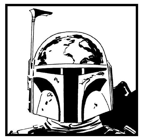 Boba Fett Helmet Sketch Templates Star Wars Boba Fett Boba Fett