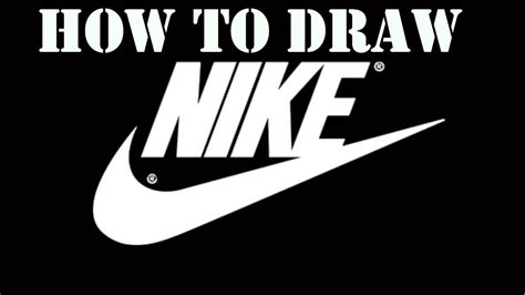 How To Draw The Nike Logo Youtube