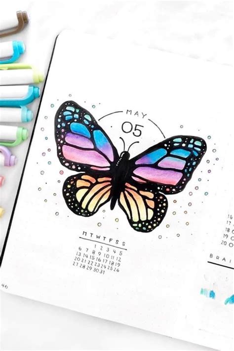 Best Butterfly Themed Bullet Journal Spreads For 2022 Artofit