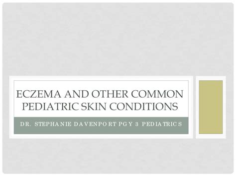 Pdf Common Pediatric Skin Conditions Childrens Most Common