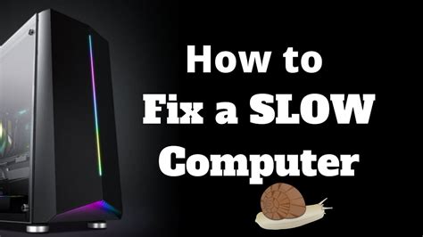 Your computer has a virus in it. How to Fix a SLOW Computer - YouTube